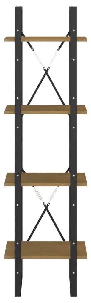 Estante com 4 prateleiras 40x30x140 cm pinho maciço
