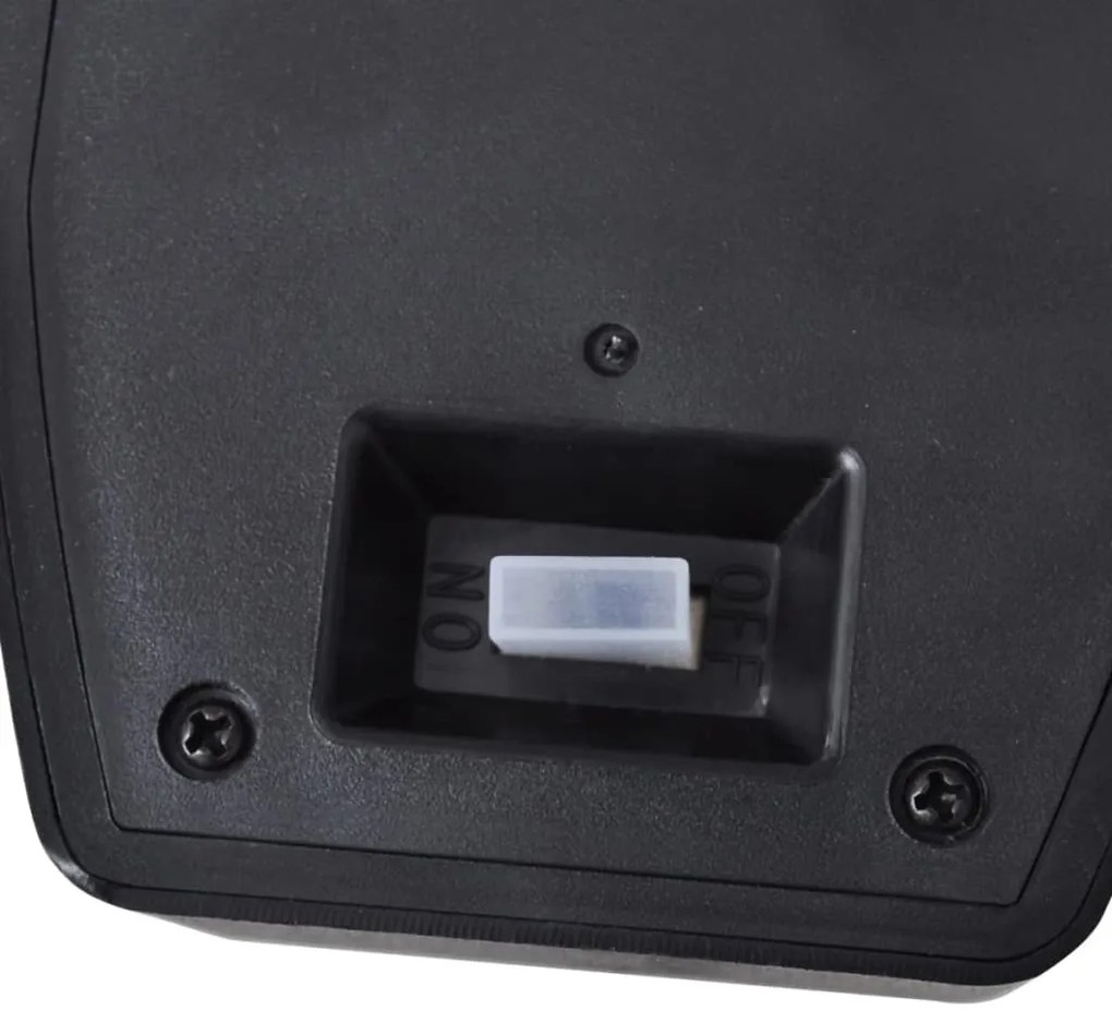 Candeeiros de parede solares 2 pcs c/ sensor de movimento preto