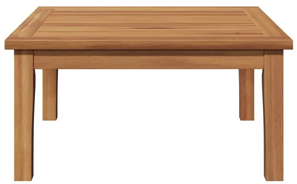 Mesa de Jardim 60x60x30 cm de Madeira Sólida de Teak