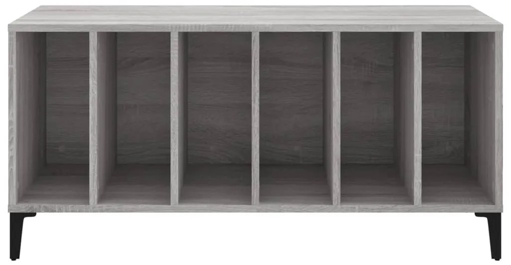 Armário p/ discos 100x38x48cm derivados madeira cinzento sonoma