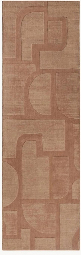 Passadeira em lã com relevo Alexis