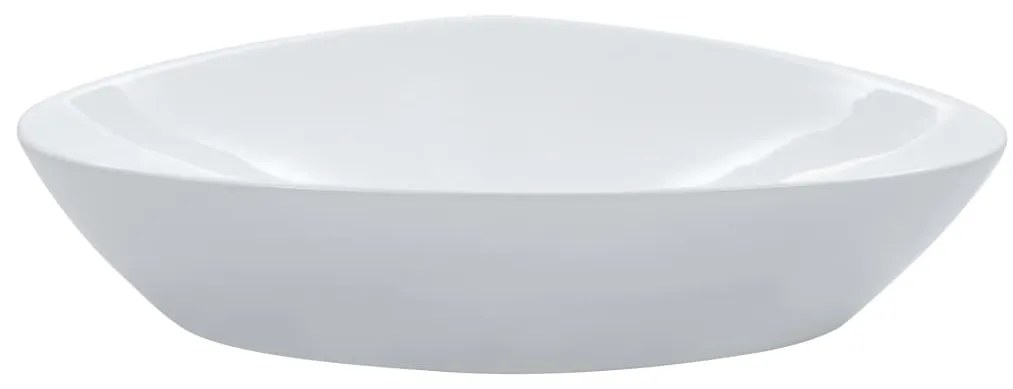 Lavatório 58,5x39x14 cm cerâmica branco