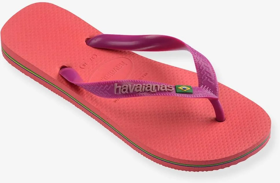 HAVAIANAS Brasil logo, para criança coral