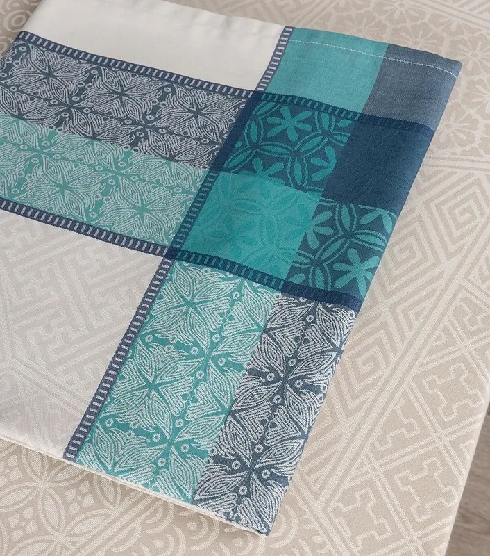 Toalhas de mesa anti nódoas 100% algodão - Marine 2024 Fateba: Laranja  1 Toalha de mesa 150x200 cm