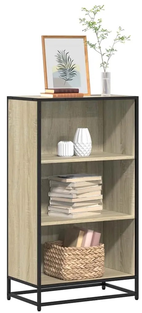vidaXL Estante 60x35x107,5 cm derivados madeira cor carvalho sonoma