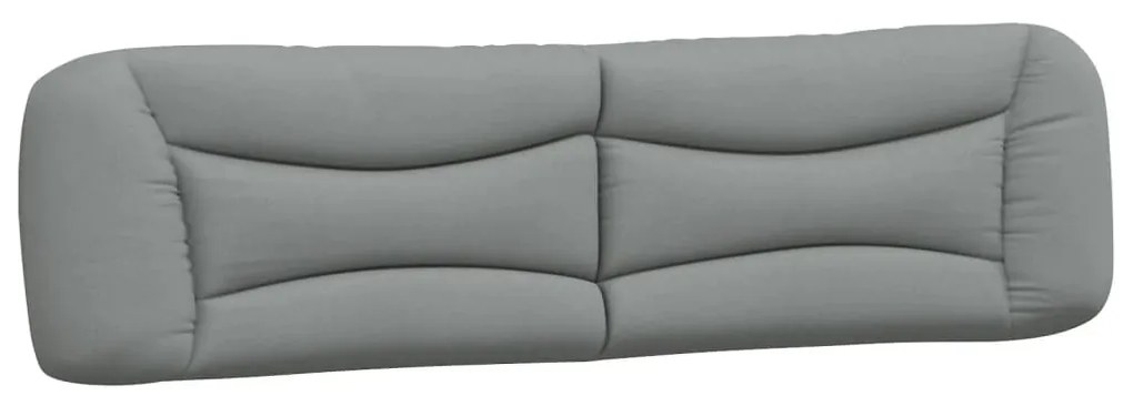 Estrutura de cama com LED sem colchão 200x200 cm tecido