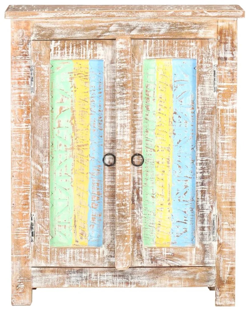 Aparador 61x35x76 cm madeira de acácia áspera
