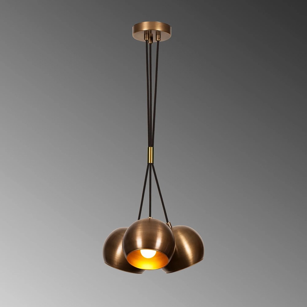 Chandelier Sivani – Vintage – Diâmetro 30 cm, Altura 108 cm