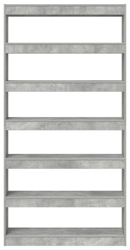Estante vidaXL Cinza Madeira engenheirada 100 x 30 x 198 cm Estante