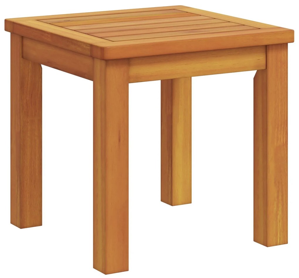 Espreguiçadeiras vidaXL 2 pcs com mesa e almofadas de madeira maciça d