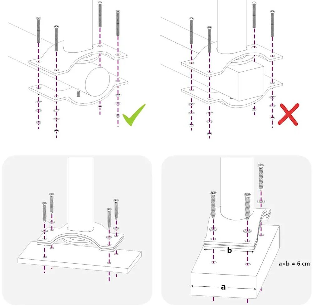 Toldo lateral retrátil para pátio 100x300 cm cinzento