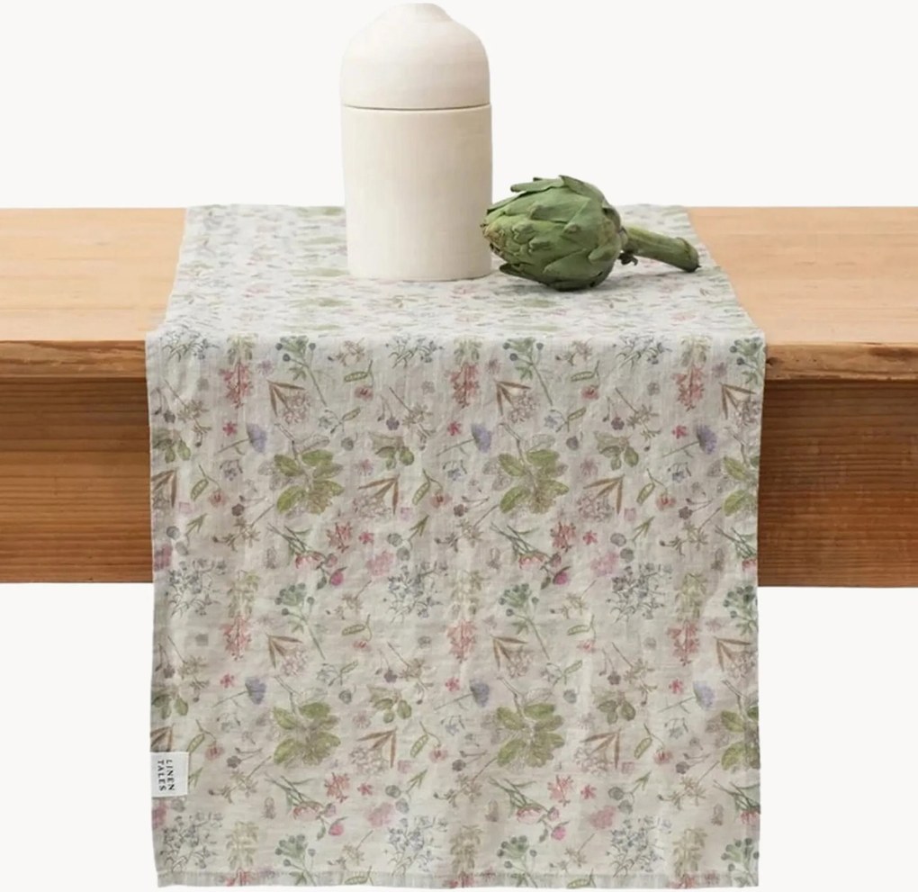 Corredor de mesa em linho Botany