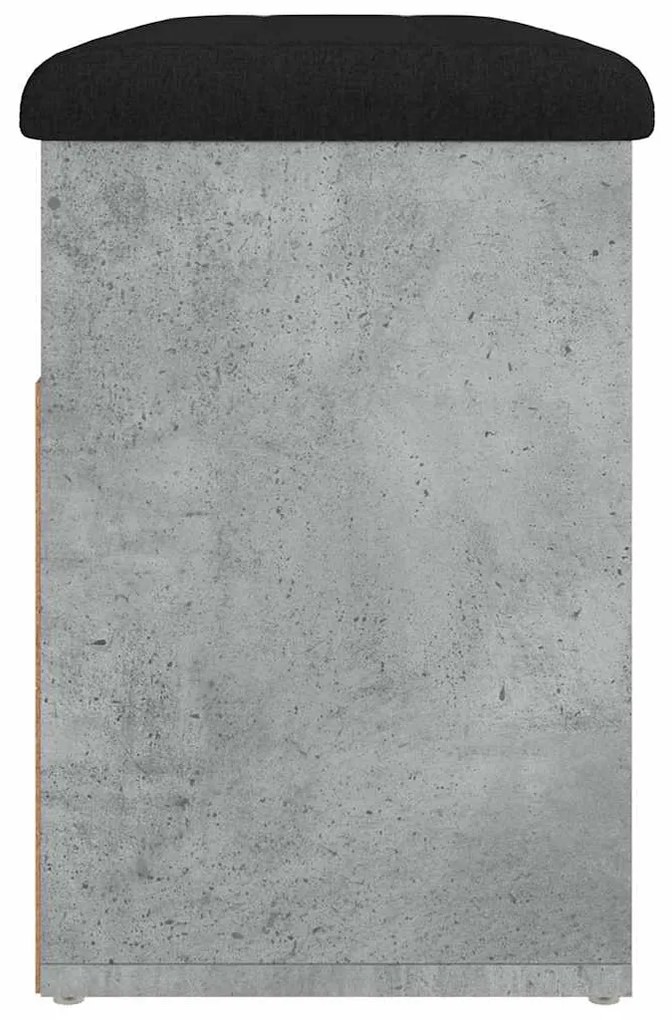 Banco sapateira 82x32x45,5cm derivados madeira cinzento cimento