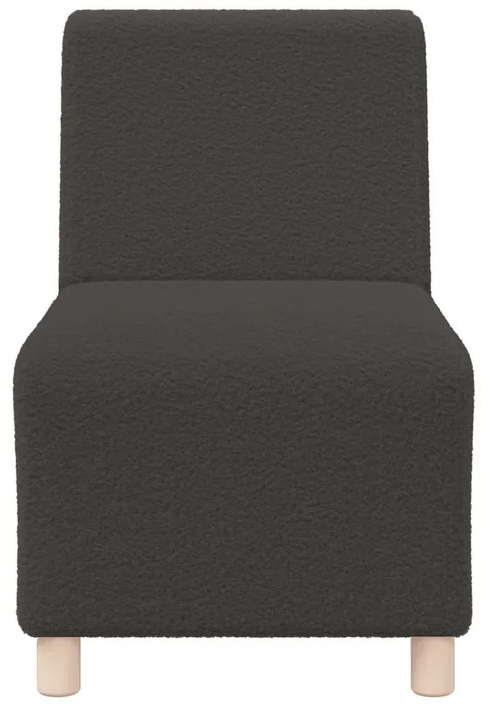 Sofá Chiar 3 pcs Cinzento escuro 55 x 74 x 82 cm
