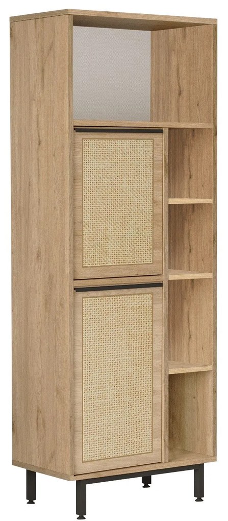 Armário de Casa de Banho ON10C – Nogueira – 60 x 161,6 x 35,5 cm