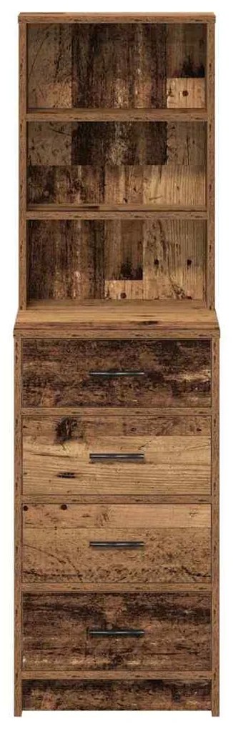 Highboard Madeira Velha 40x41x135 cm Madeira Engenharia