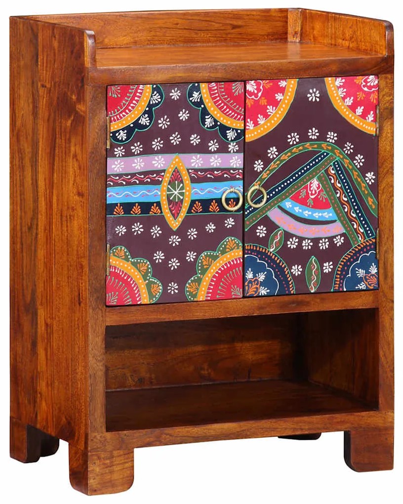 vidaXL Armário para Sapatos 55x35x75 cm Madeira Sólida de Acácia