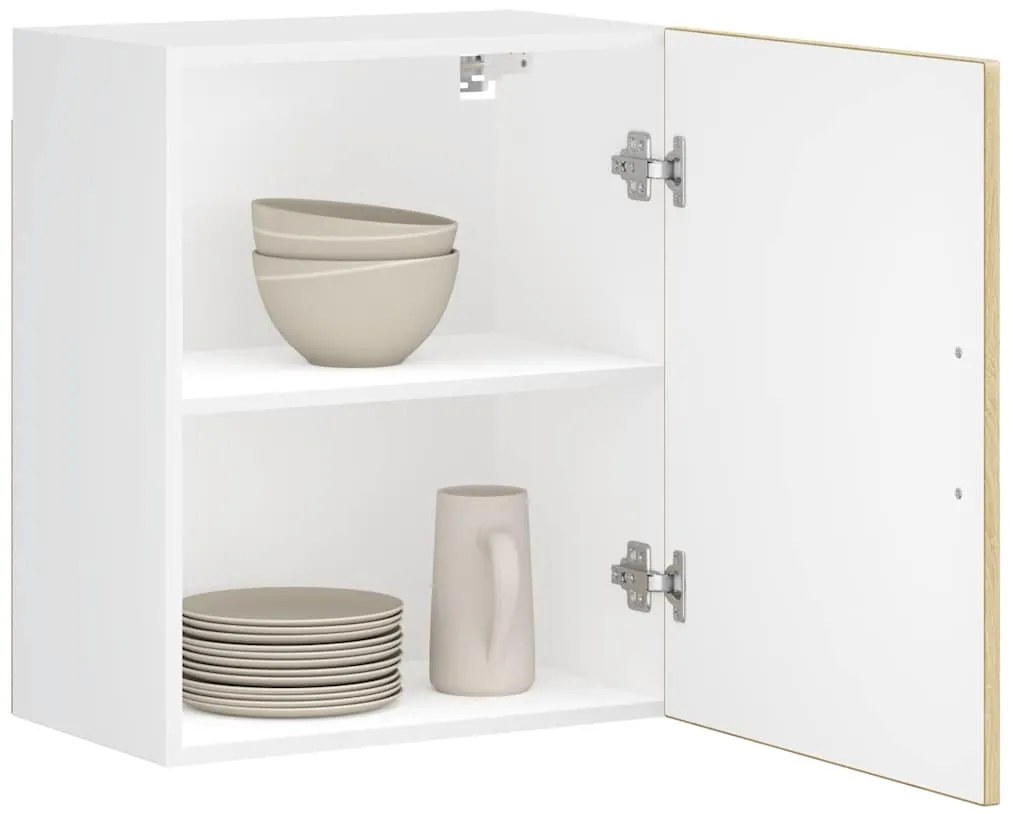 vidaXL Armário parede cozinha Porto sonoma carvalho madeira projetada