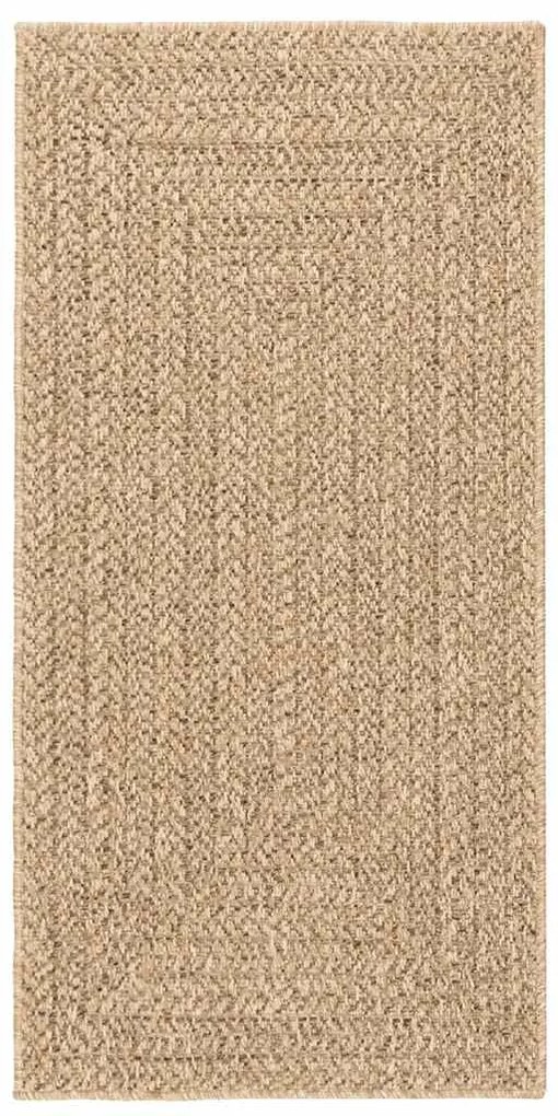Tapete ZIZUR 60x110 cm aspeto de juta interior e exterior