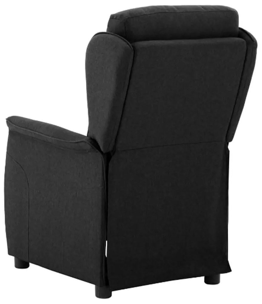 Poltrona Recliner Tecido Preto