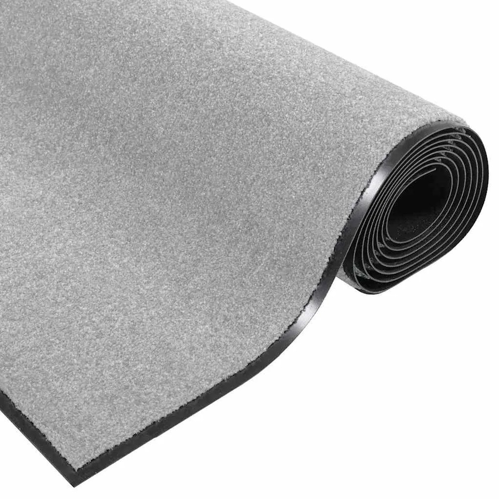 Capacho Retangular VidaXL Cinza 90x150 cm