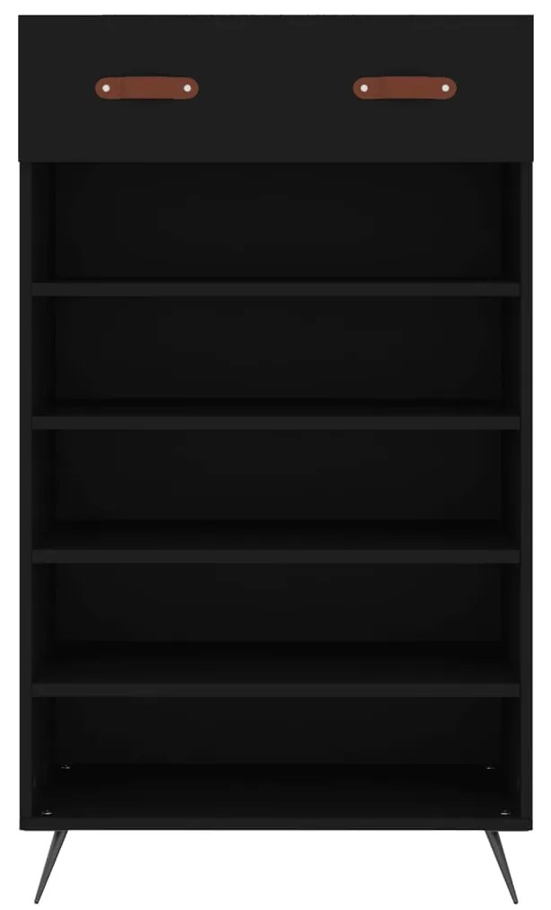 Sapateira 60x35x105 cm derivados de madeira preto