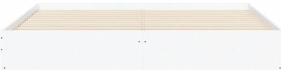 Estrutura de cama c/ gavetas 140x200cm derivados madeira branco