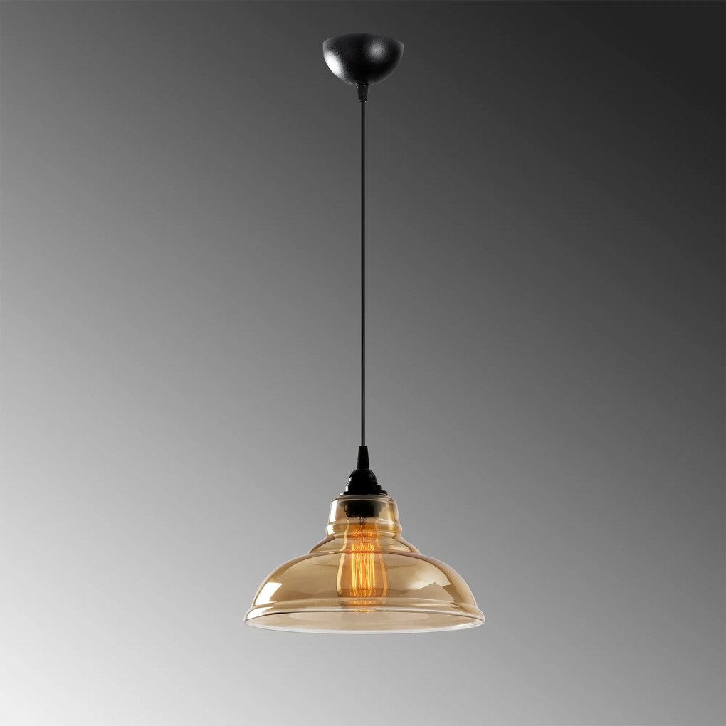 Chandelier Dilberay – Preto – 28 x 28 cm
