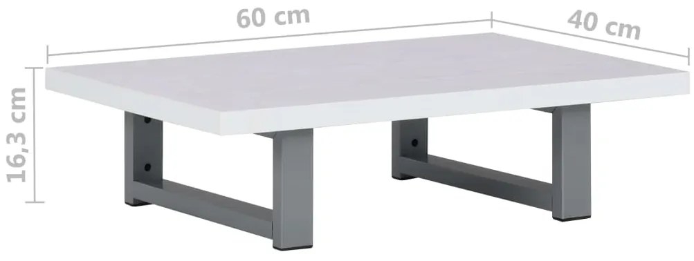 Móvel de casa de banho 60x40x16,3 cm branco
