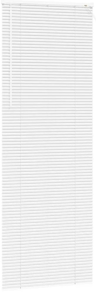 Persiana de Janela com cortinas Outros Manual Branco 80 x 130 cm Alumí