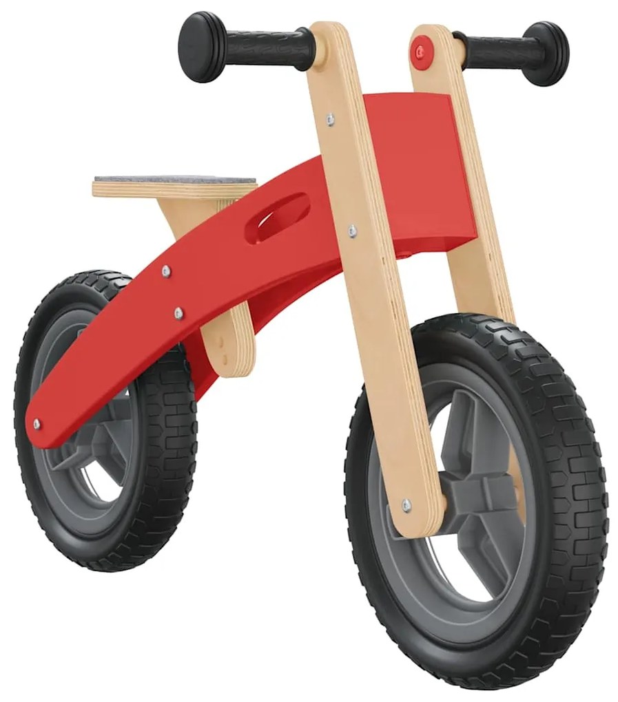 Bicicleta de equilíbrio para crianças vermelho