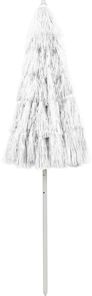 Guarda-sol de praia Hawaii 240 cm branco