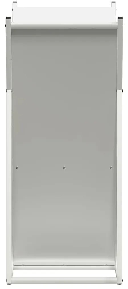 Suporte para lenha 69,5x35x81 cm aço laminado a frio branco