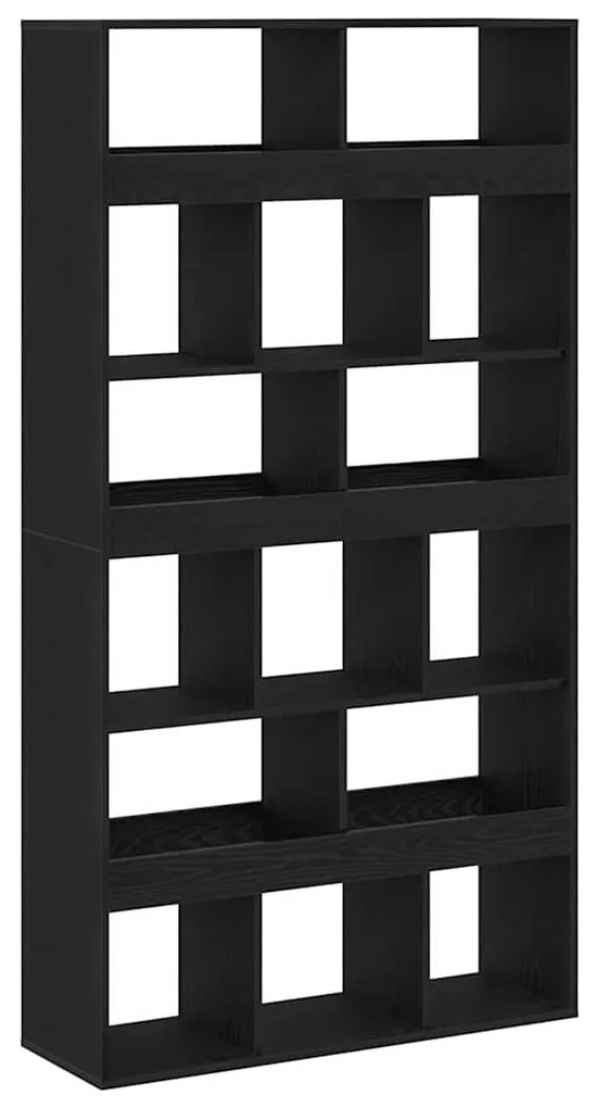 Suporte para Plantas vidaXL Madeira de Carvalho Preto 100x33x187,5 cm