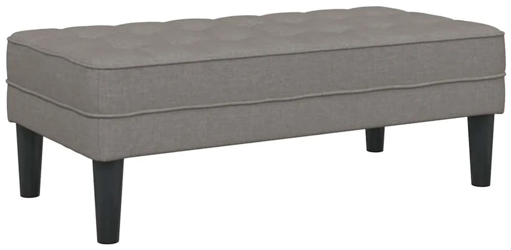 Banco vidaXL Taupe 113x57x39 cm em Tecido