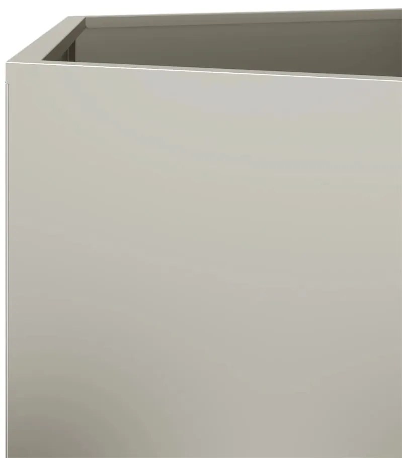 Vaso floreira de jardim hexagonal 69x60x45cm resistência ao aço