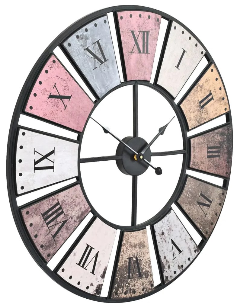 Relógio de parede vintage c/ movimento quartzo 60 cm XXL