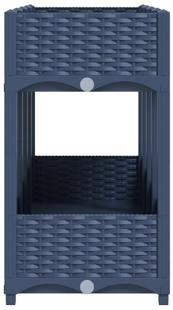 Canteiro elevado 160x40x71 cm polipropileno