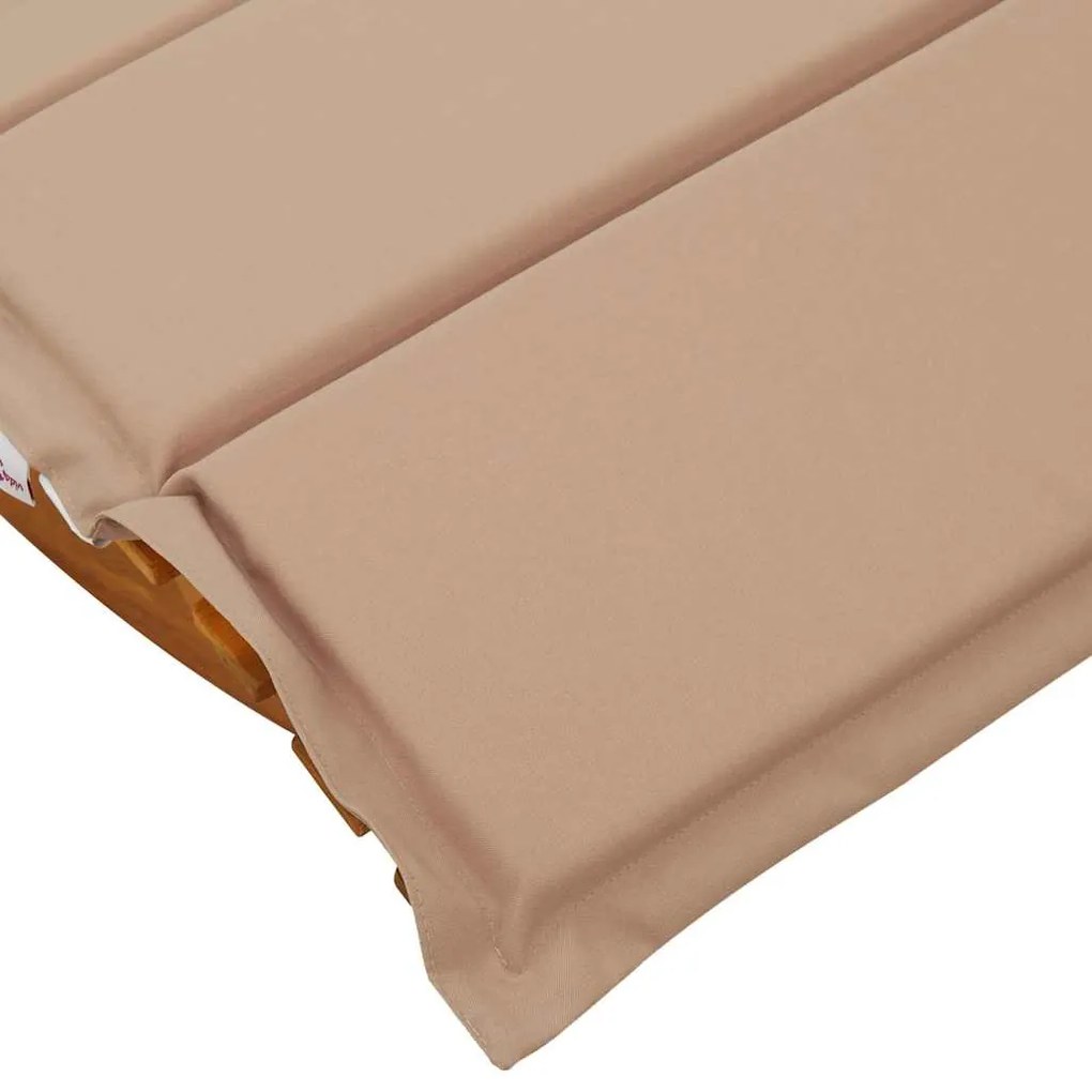 Espreguiçadeiras de Balanço com Almofadas 2 pcs Madeira Sólida de Acác