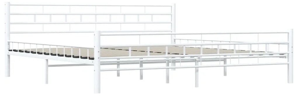 Estrutura de cama 200x200 cm metal branco