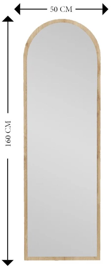 Espelho Emma – Natural – 50x160 cm