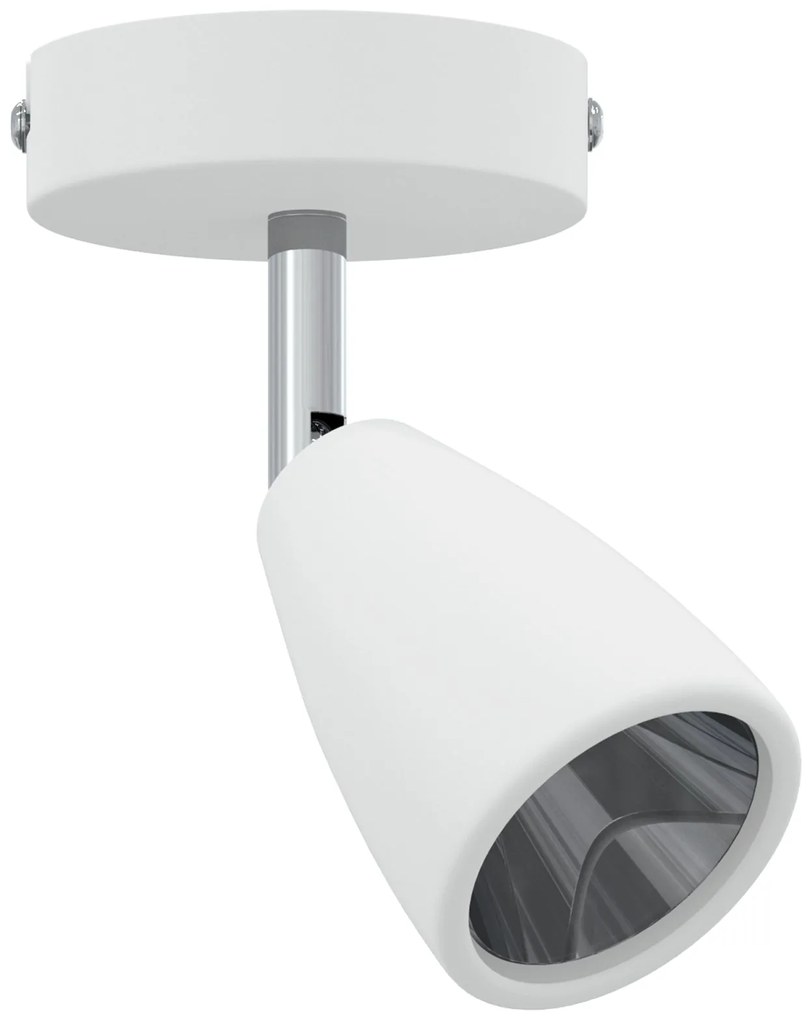 Spotlight de Teto 1 Way Ajustável Branco GU10