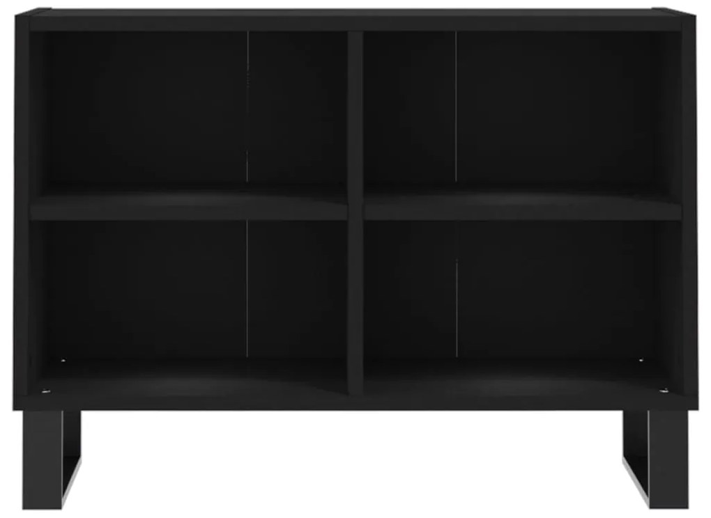 Móvel de TV 69,5x30x50 cm derivados de madeira preto