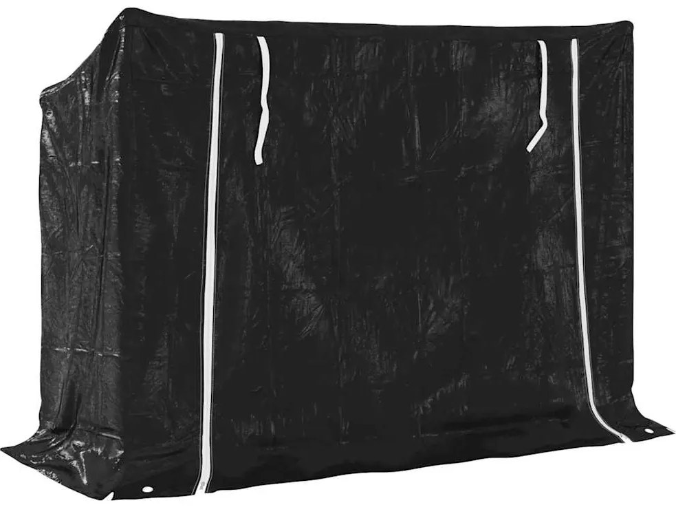 Rack de lenha tampa de chuva 151x60,5x110,5 cm aço galvanizado