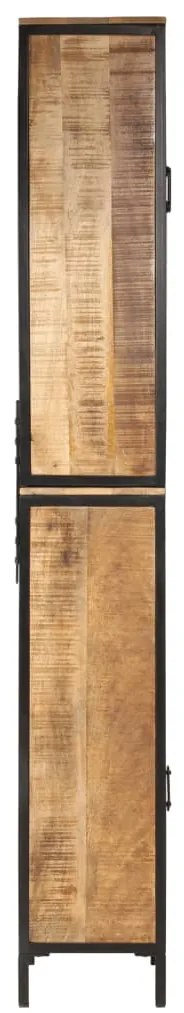 Armário p/ casa de banho 40x27x180 cm ferro e mangueira maciça
