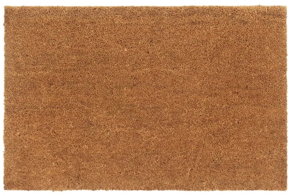 Tapete de porta 65x100 cm fibra de coco tufada natural