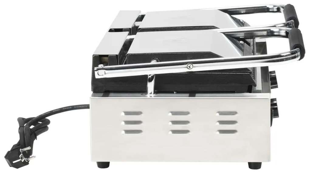 Grelhador sanduicheira Panini dupla 3600 W 57x30,5x20 cm