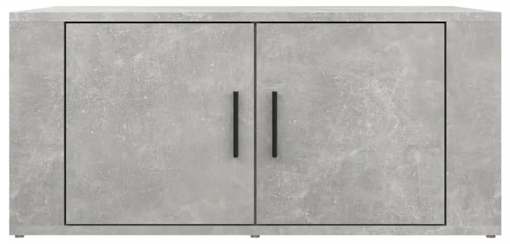 Mesa de centro 80x50x36 cm derivados madeira cinzento cimento