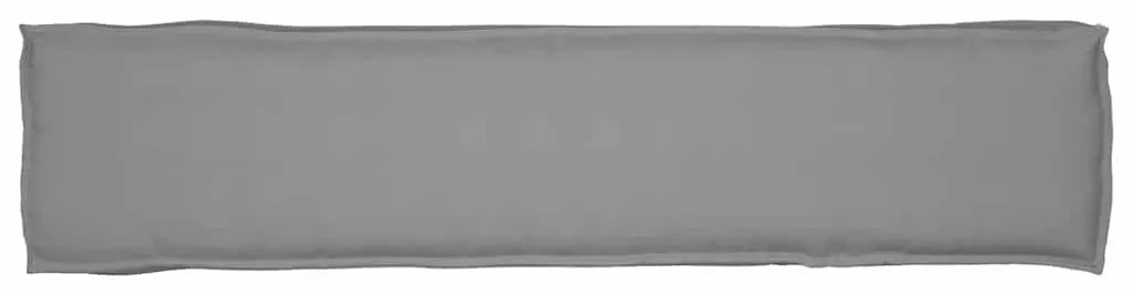 Cushion de Palete para Banco Cinzento 180x40x8 cm em tecido Oxford