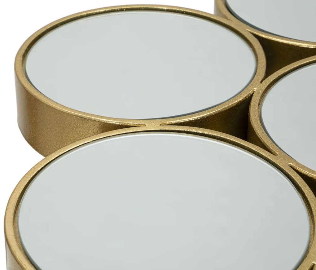 MESA CONSOLA BUTTLE 100X55X70 CM DOURADO